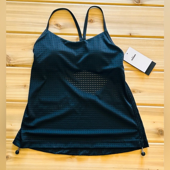 NEW Nike Essential Layered Tankini Top in Black size Small NWT - Picture 6 of 16